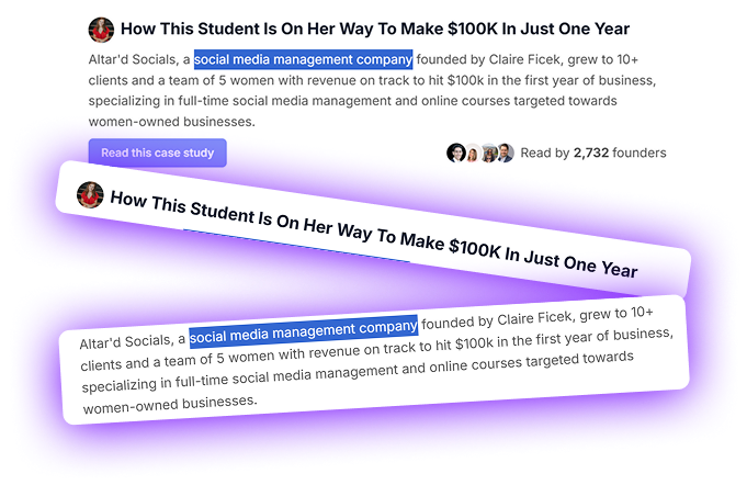 User success story showing how LocalBizAI helped get first client and additional leads
