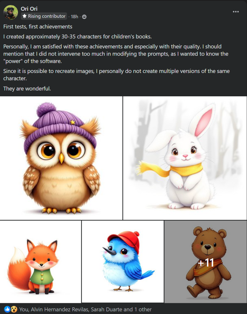 Customer testimonial showing real results after using Ohanashi AI Gen to create storybooks and videos.