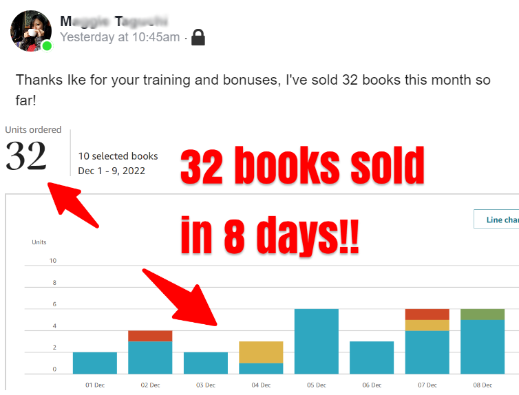 Customer testimonial showing real results after using Ohanashi AI Gen to create storybooks and videos.